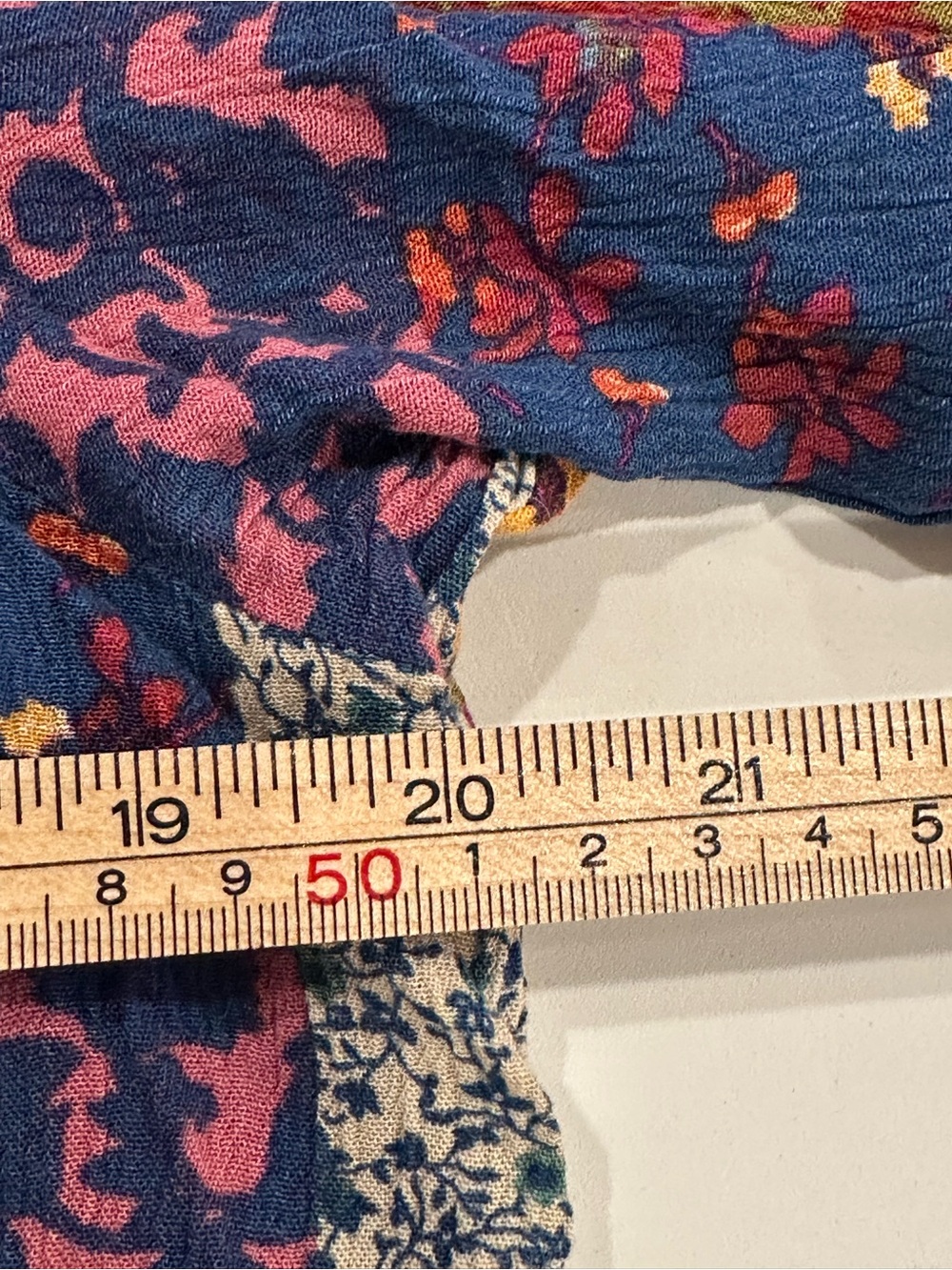 easel Multicolor Patchwork Square-Neck Peasant Dress - Picture 12 of 13